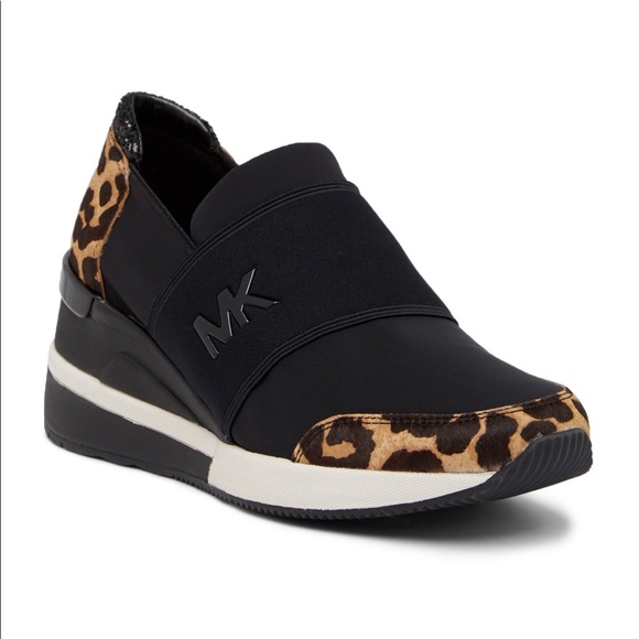 michael kors leopard trainers